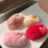 DESIGN PERSONALITY CUTE PLUSH GIRL LOVE HAIR CLIP_CWAHA3305