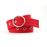 NEW HOLLOW ROUND BUCKLE PERSONALIZED BELT_CWABE0608