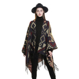 NEW WINTER SLIT WARM ETHNIC STYLE SHAWL_CWMM2098