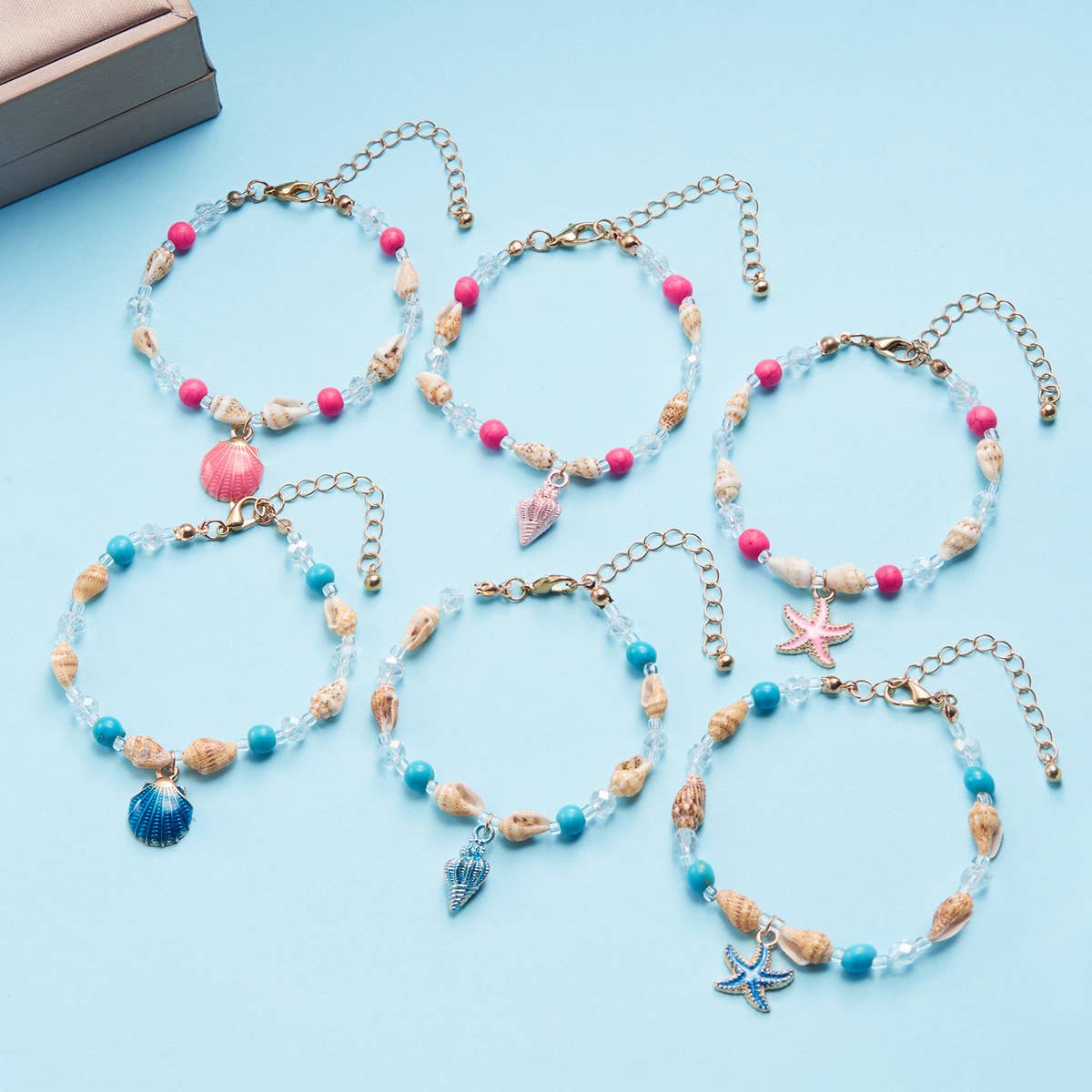 BOHEMIAN SHELL STARFISH BRACELET_CWAJE2413