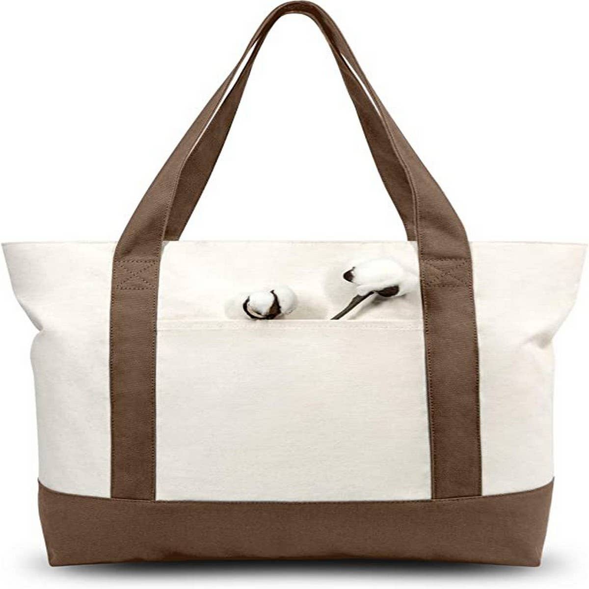 Cwab2874_Canvas Home Shopping Large Capacity Tote Bag