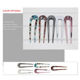 ACETATE SHEET 5MM THICK PLATE U SHAPE HAIRPIN_CWAHA4223