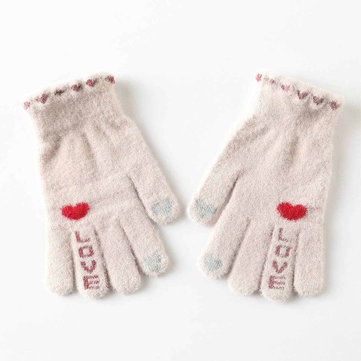 SKIN FRIENDLY WARM AND CUTE HEART SHAPED GLOVES_CWMM1505