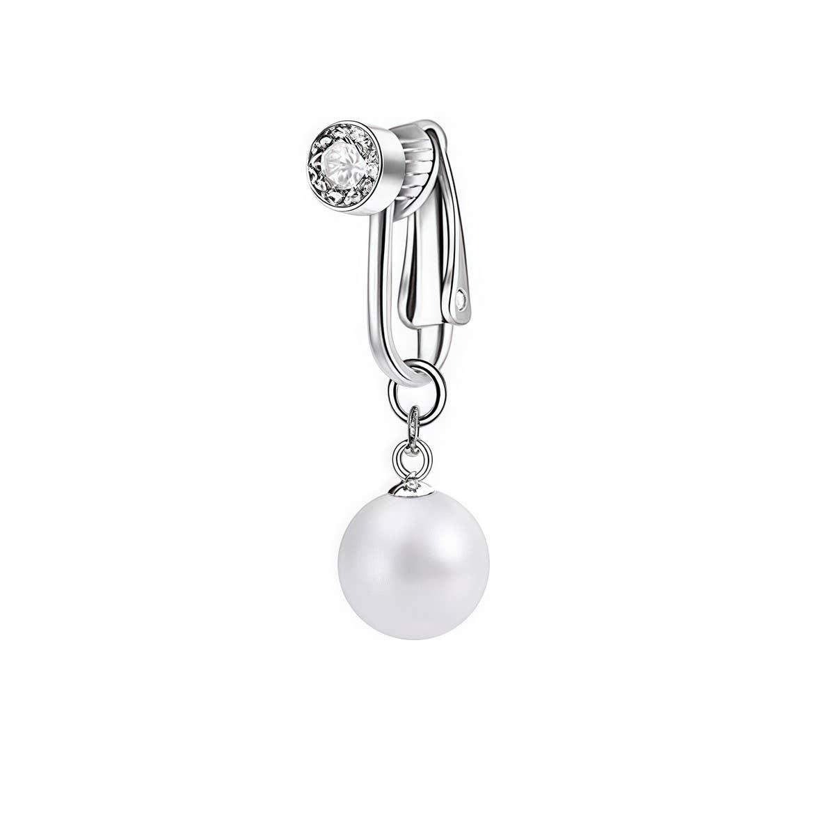 FAKE NAVEL CLIP NO PIERCING BELLY BUTTON RING_CWMM9190