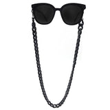 BLACK NON SLIP CHAIN GLASSES LANYARD_CWMM1170