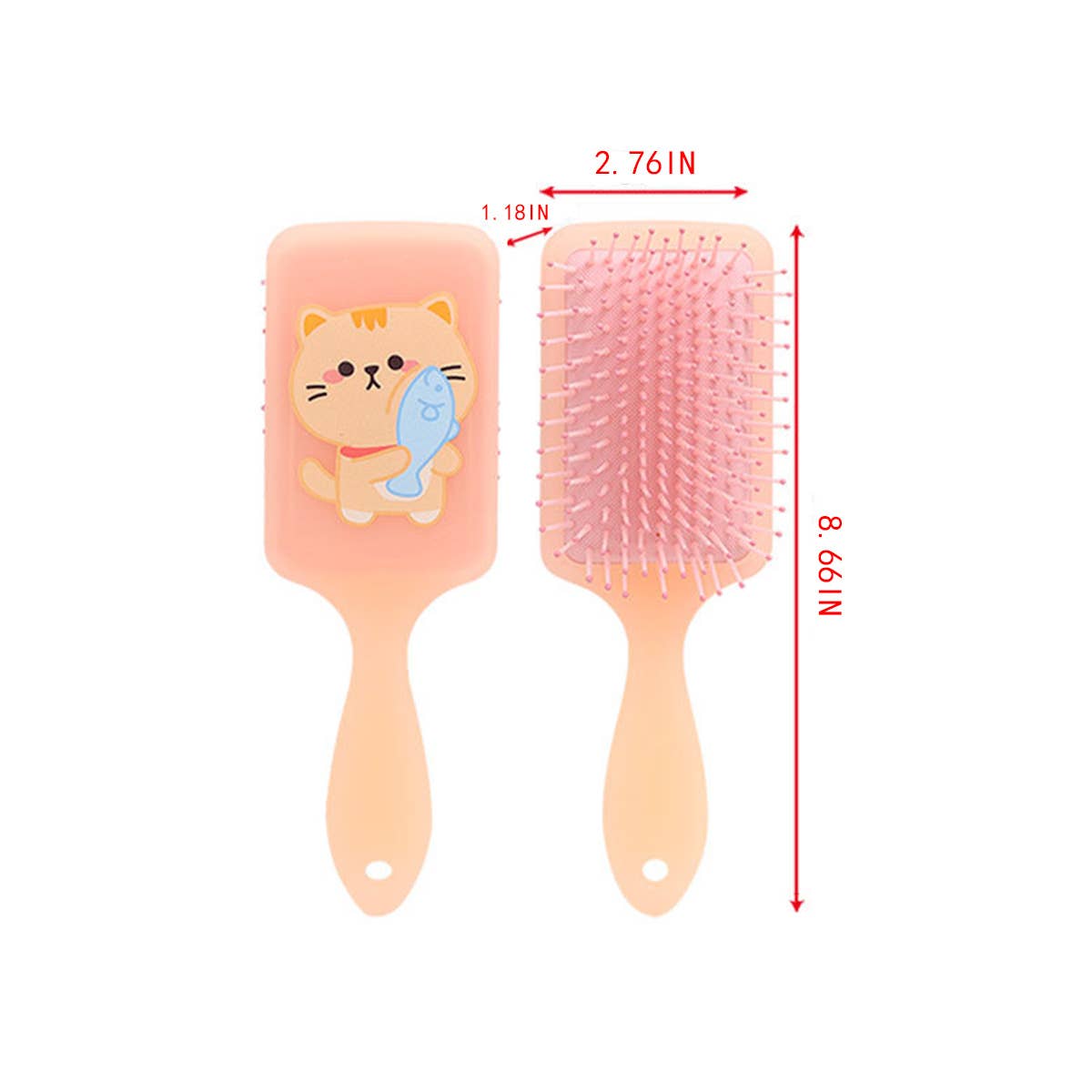 CUTE CARTOON CREATIVE JELLY COLOR GIRL HAIR COMB_CWAHA1886