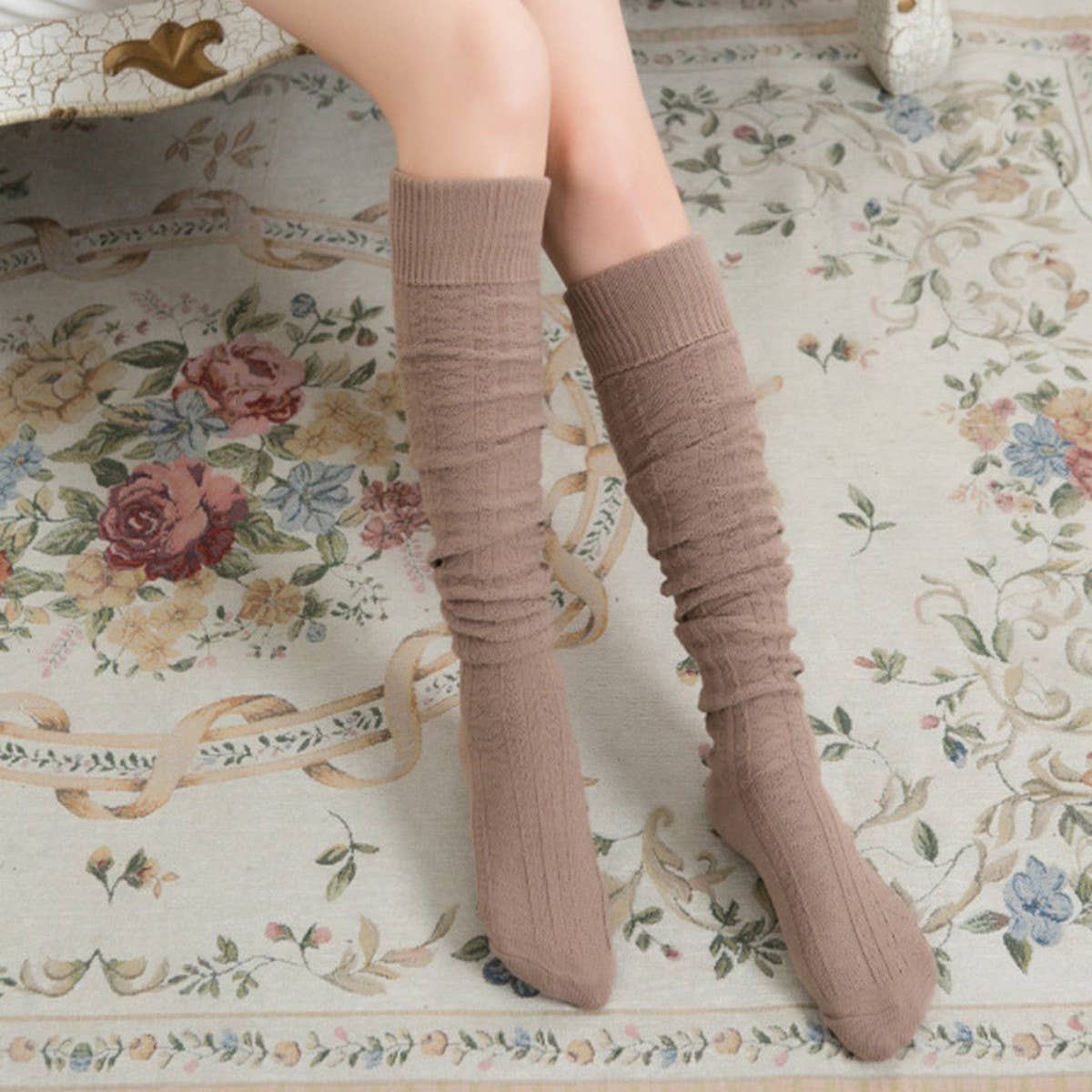 AUTUMN AND WINTER LONG OVER THE KNEE SOCKS_CWMS0846