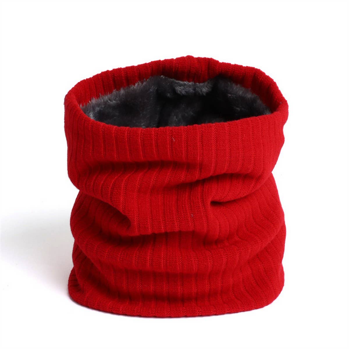 SOLID COLOR PLUS VELVET ELASTIC WARM NECK GAITER_CWASC1023