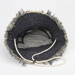 Vintage Washed Raw Edge Gradient Bucket Hat_Cwah1133
