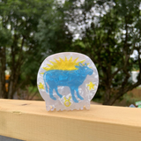 Star Sign Claw Clip Acrylic Cute Hair Accessor_Cwaha2141