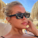 PERSONALIZED SMALL SQUARE FRAME SUNGLASSES_CWASG0694