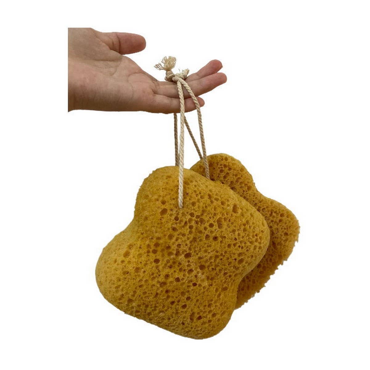 EXFOLIATING HONEYCOMB CLEANSING BATH SEAWEED COTTON_CWMM3409