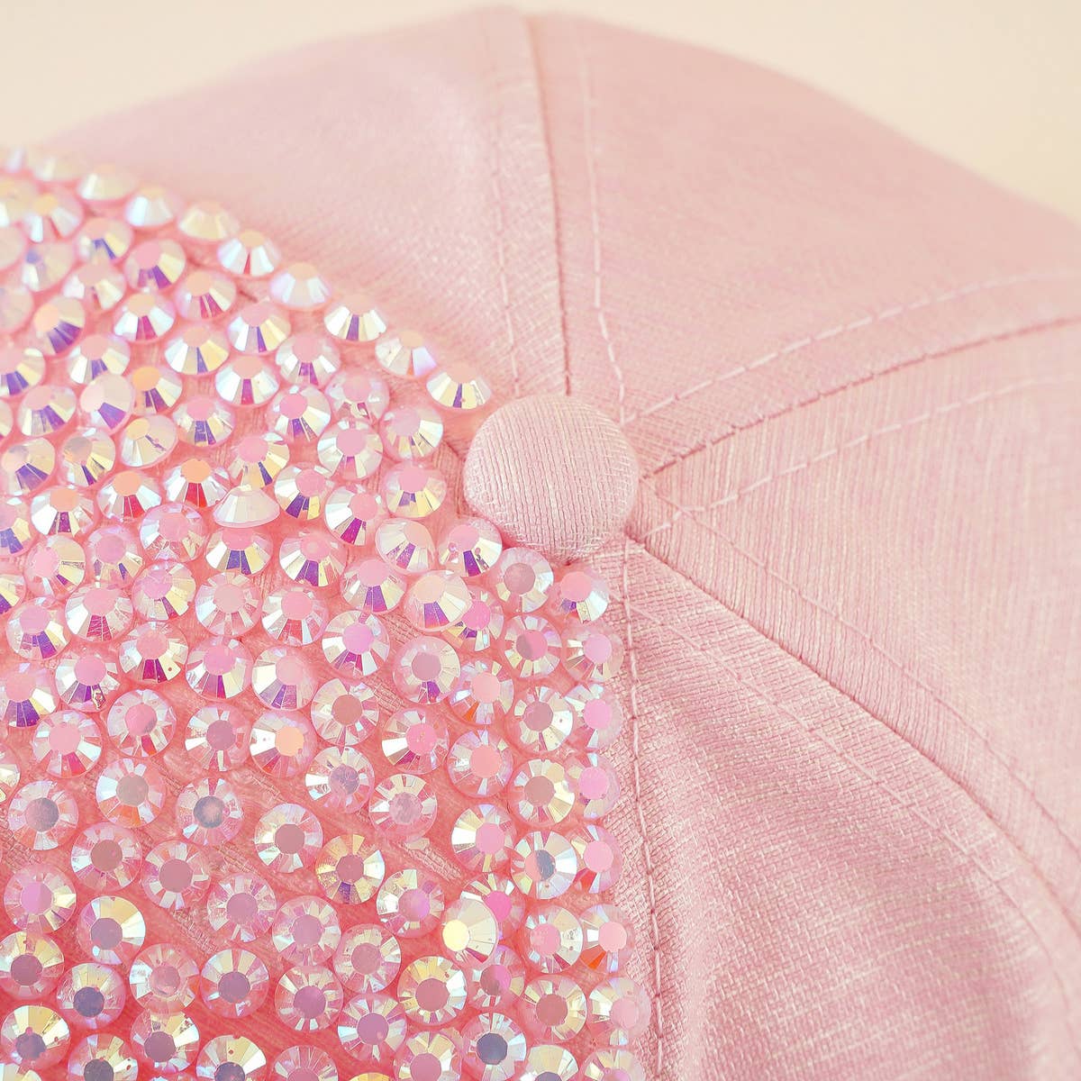 RHINESTONE BASEBALL CAP STYLISH AND SHINY CWAH1398