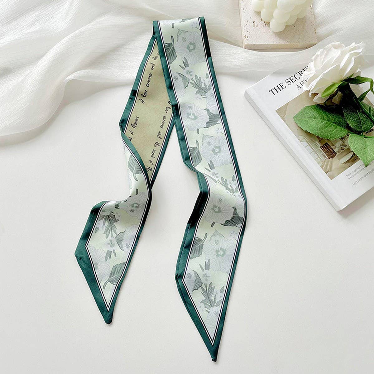 Women Versatile Printed Floral Hairband_Cwasc0703