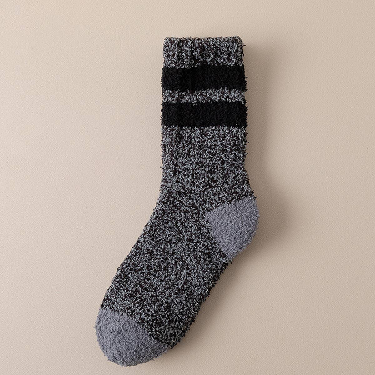 AUTUMN AND WINTER MID LENGTH THICK FLEECE SOCKS_CWMS0772