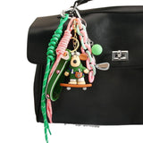 CUTE CARTOON SKATEBOARD BULLDOG KEYCHAIN CHARM_CWMM7564