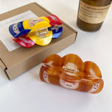 BOLD COLORBLOCK CLAW CLIP LARGE EDGY STYLE_CWAHA6009