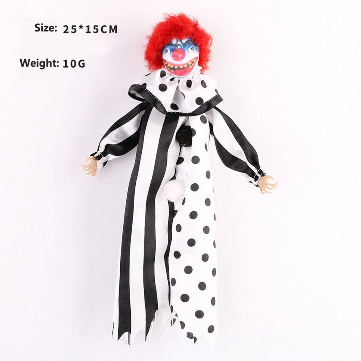 HALLOWEEN HANGING GHOST CLOWN DECORATION_CWAJE05364