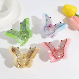 ELEGANT BUTTERFLY HAIR CLAW GRADIENT RHINESTONE_CWAHA2240