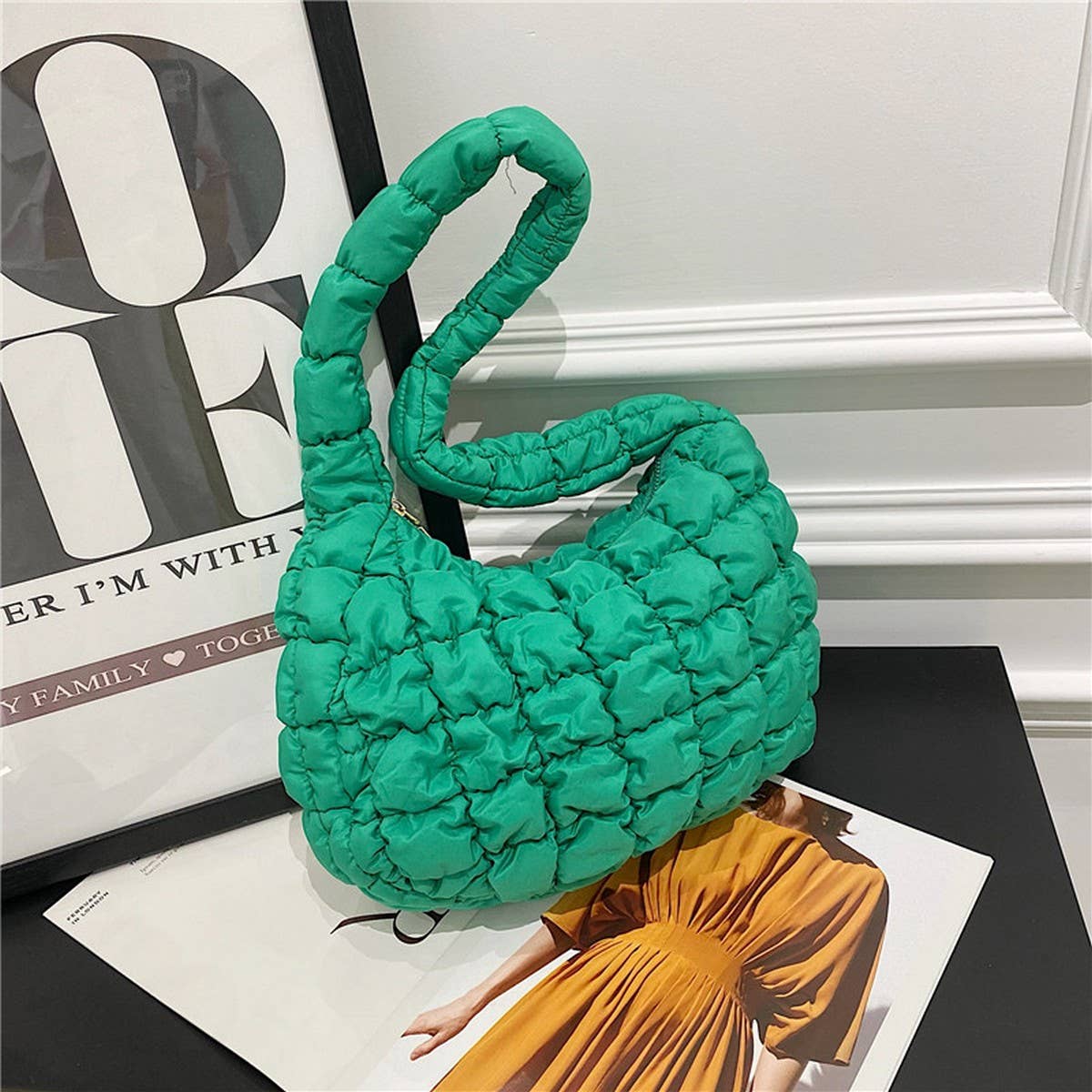 Underarm Cloud Puff Bag Oversized Shoulder Bag_Cuab00460