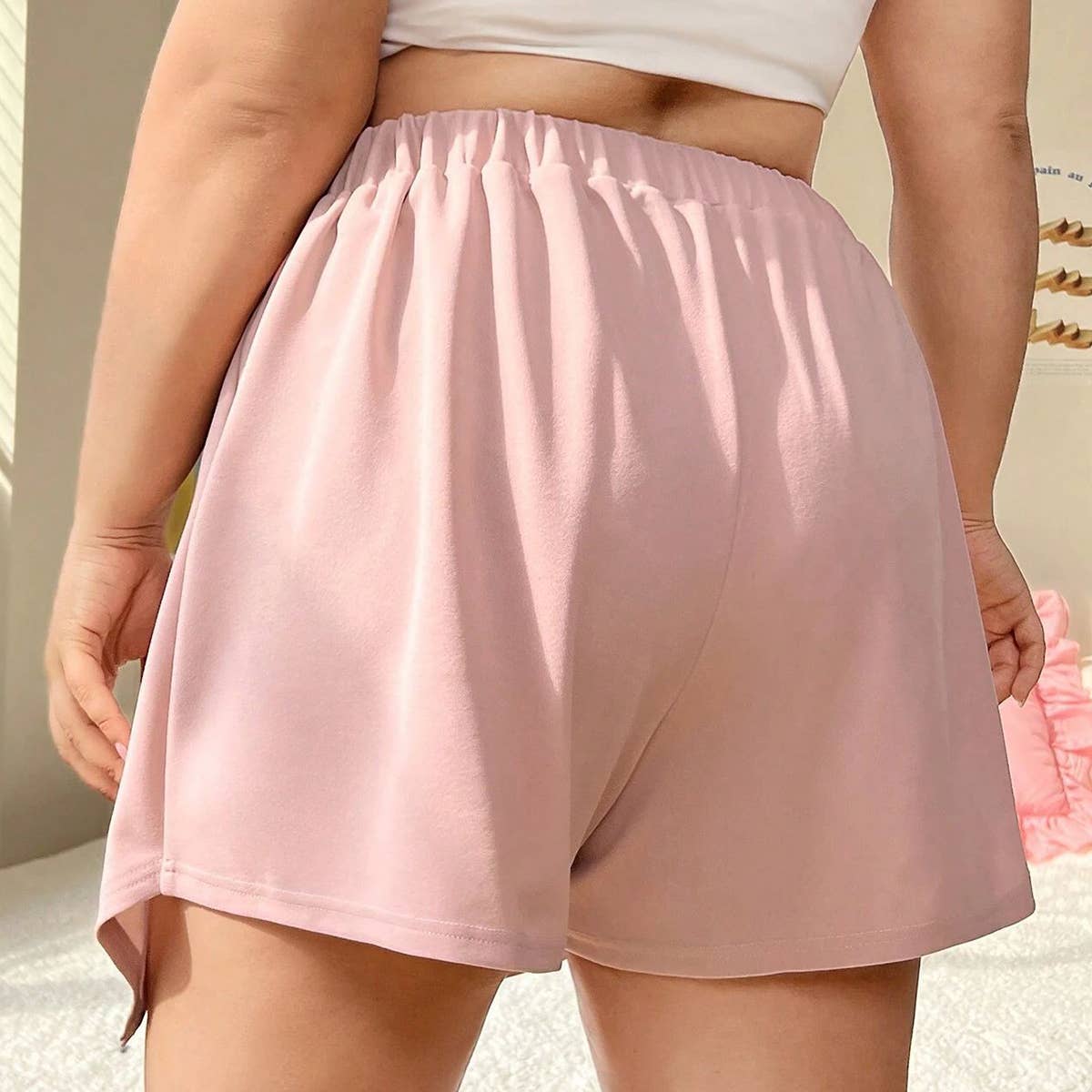 Summer High Waist A Line Irregular Split Culottes_Cwbsp0219