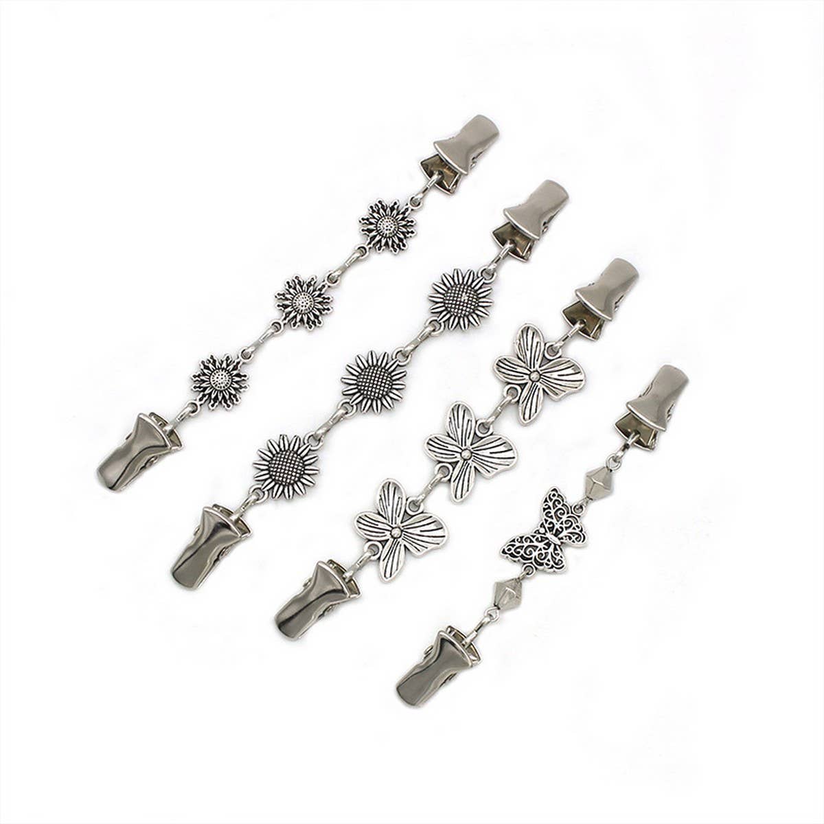 NEW FLOWER BUTTERFLY CARDIGAN SHAWL CLIP_CWMM2205