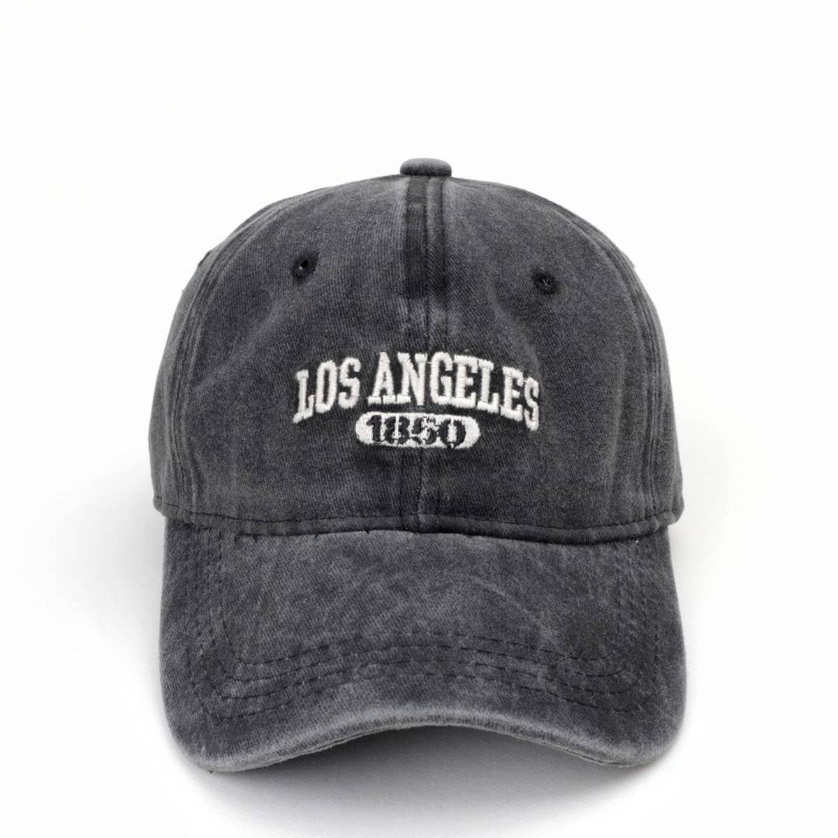 Vintage Washed Letter Embroidered Baseball Cap Cwah1536