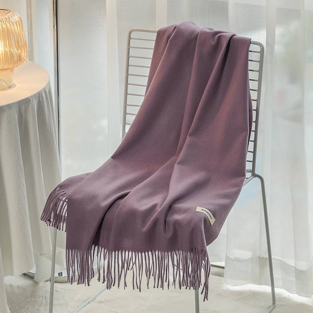 Winter Soft Macaron Scarf Shawl Wrap For Women_Cwasc1501