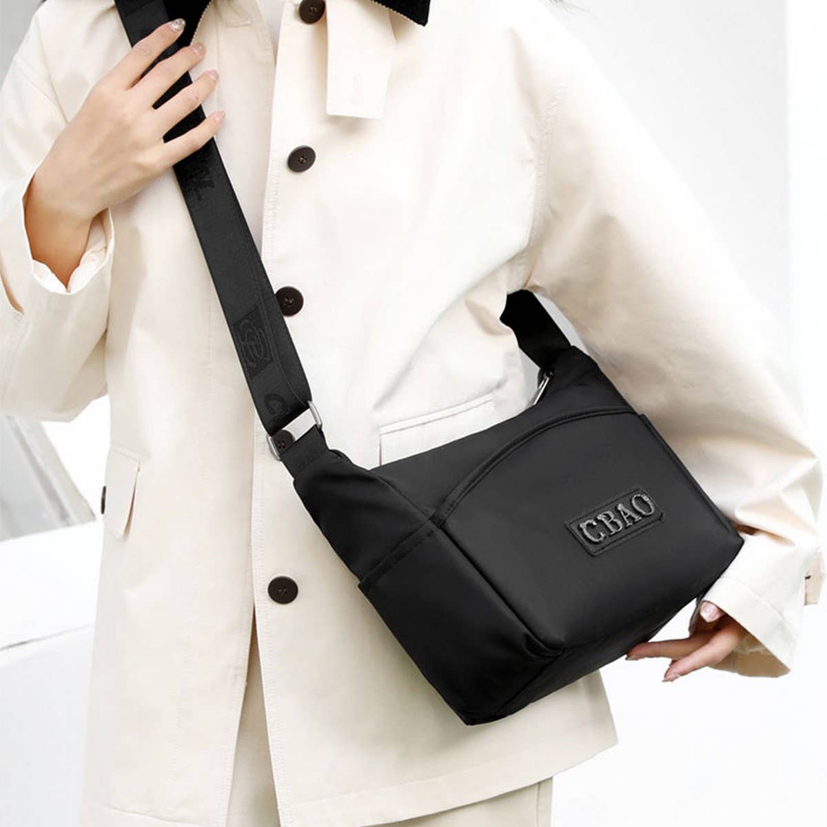 FASHION CASUAL LIGHTWEIGHT SHOULDER MESSENGER BAG_CWAB3534