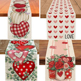 HOME DECOR VALENTINES DAY LOVE TABLE CLOTH_CWMM0779