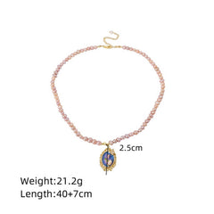 Vintage Natural Freshwater Pearl Necklace