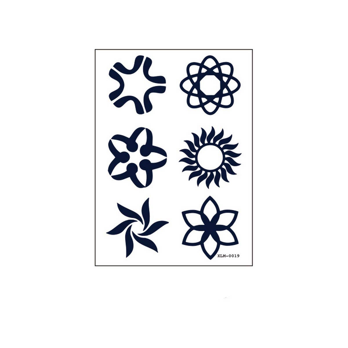 GARDENIA BLUE JUICE TATTOO STICKERS WATERPROOF_CWMM8359