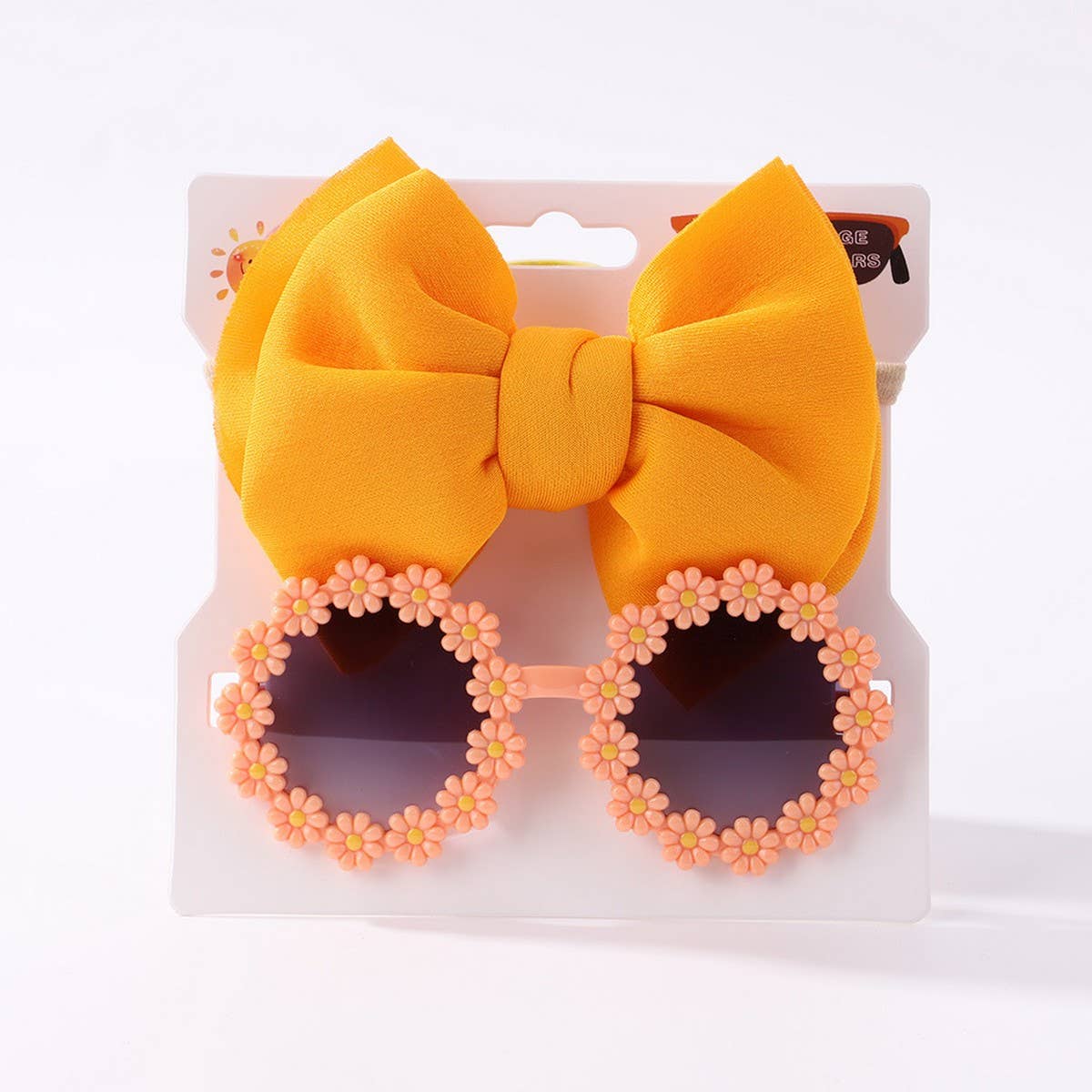 SUMMER BOW HEADBAND SUNGLASSES SET FOR KIDS_CWAHA6744
