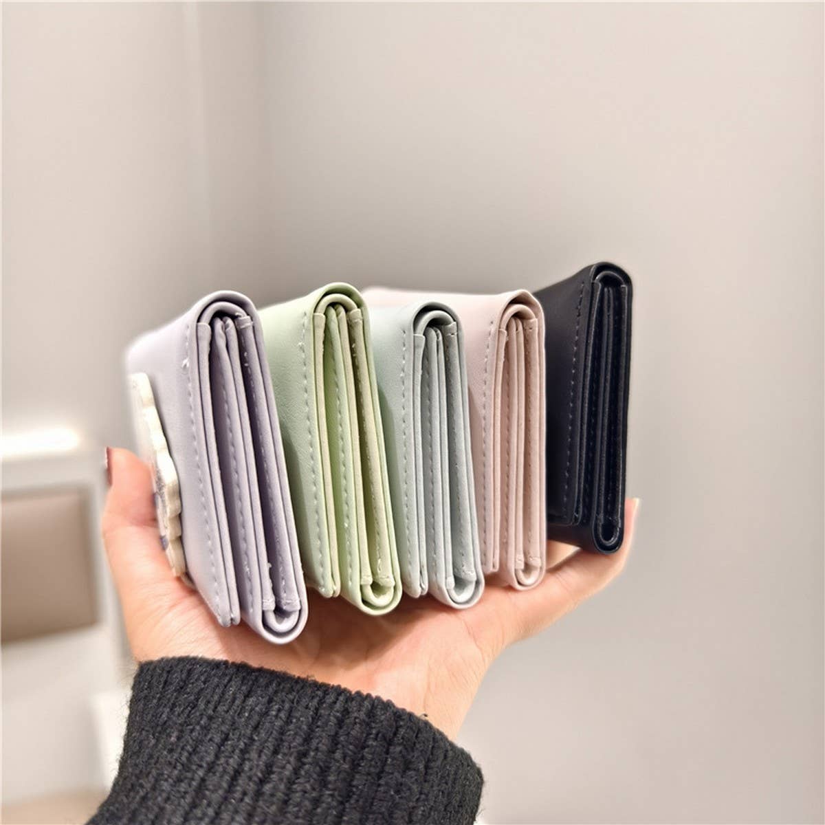 CARTOON CUTE RABBIT MINI SHORT WALLET_CWAB2557