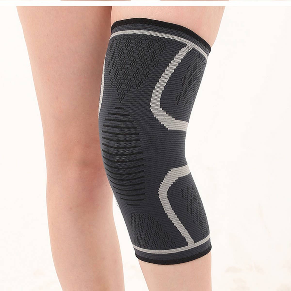 3 COLOR ELASTIC KNEE BRACE NON SLIP WARM_CWMM7891