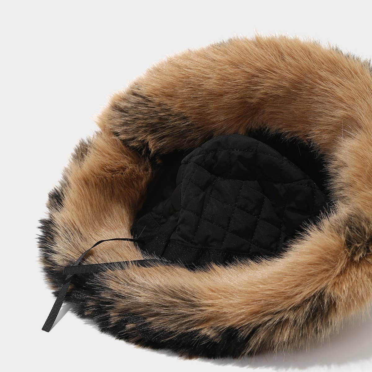 Women¡¯S Fuzzy Plush Bucket Hat Winter Warm_Cwah04785