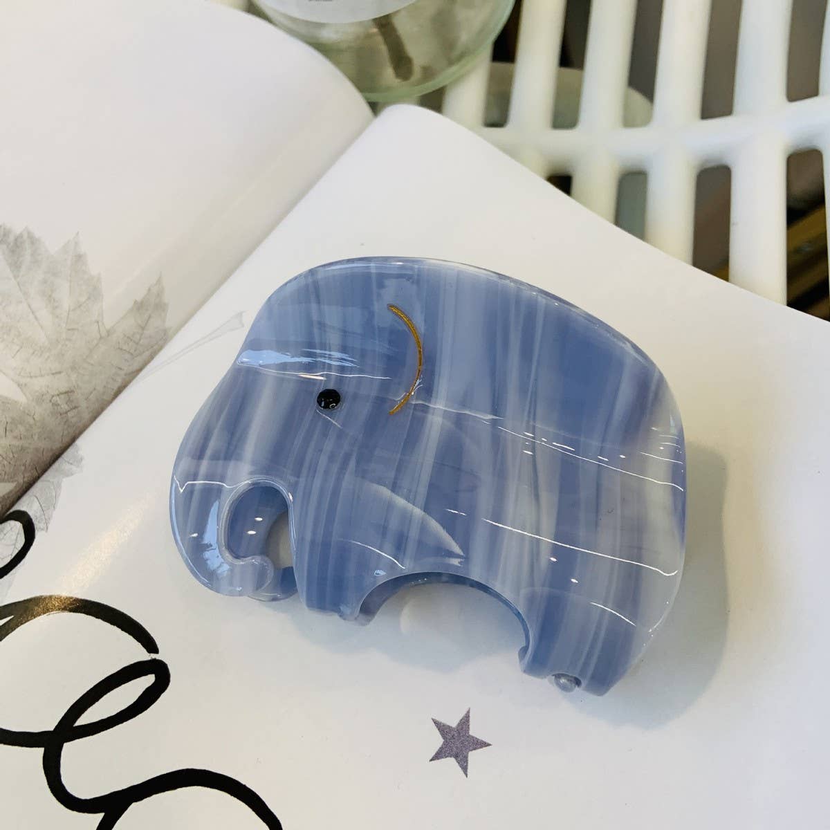 Cartoon Animal Elephant Simple Hairpin_Cwaha2151