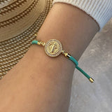 ADJUSTABLE COPPER MICRO EMBELLISHED BRACELET_CWAHA0887