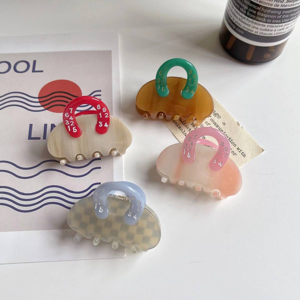 MINI HANDBAG HAIR CLAW FRENCH ACETATE HAIR_CWAHA1350