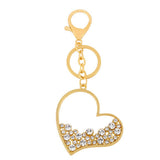 RHINESTONE SPARKLY HEART KEYCHAIN_CWAJE0956