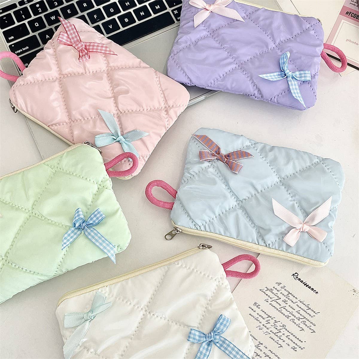 Cwab5787_Shiny Bow Portable Storage Bag