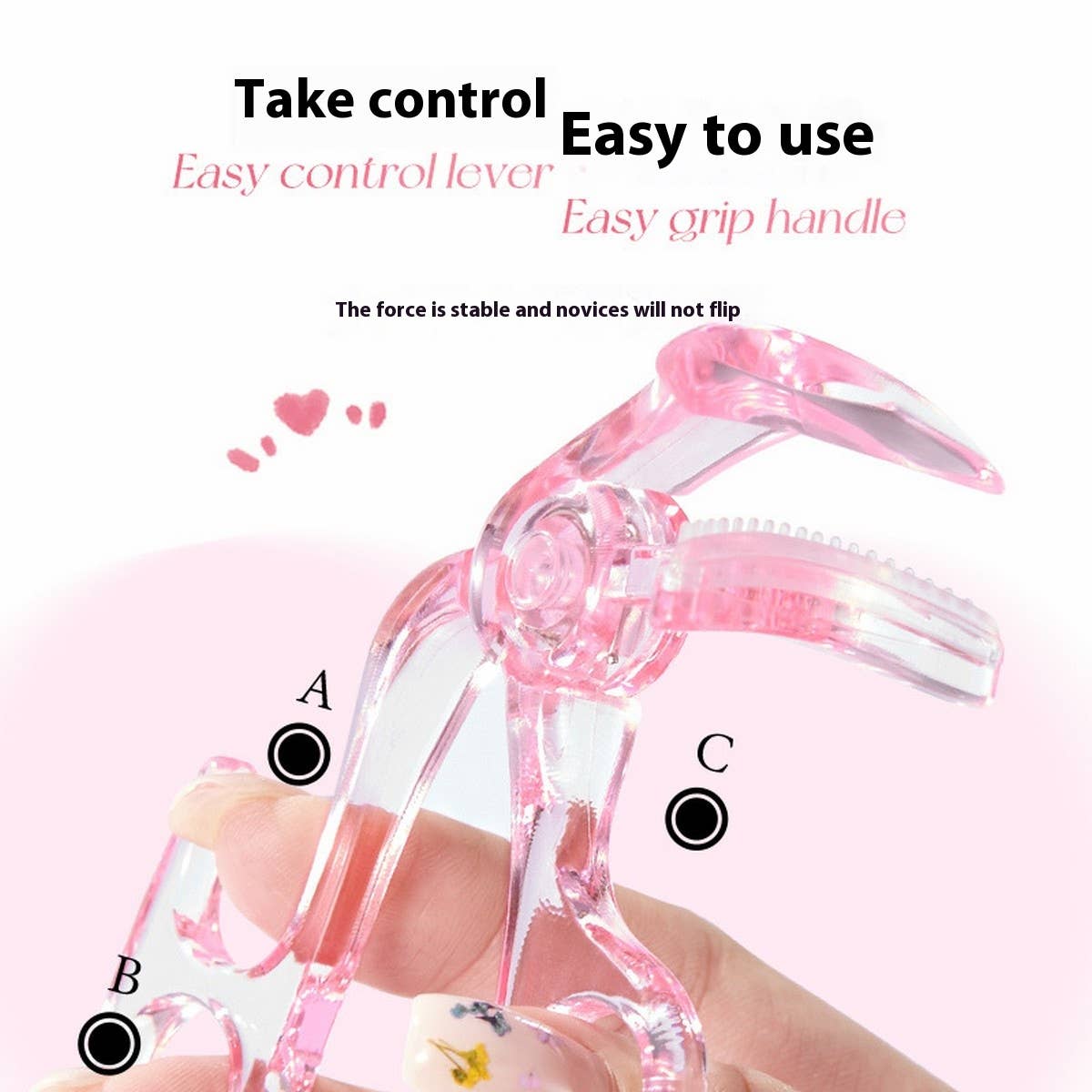 FRAMELESS EYELASH CURLER PORTABLE NATURAL_CWMM8047