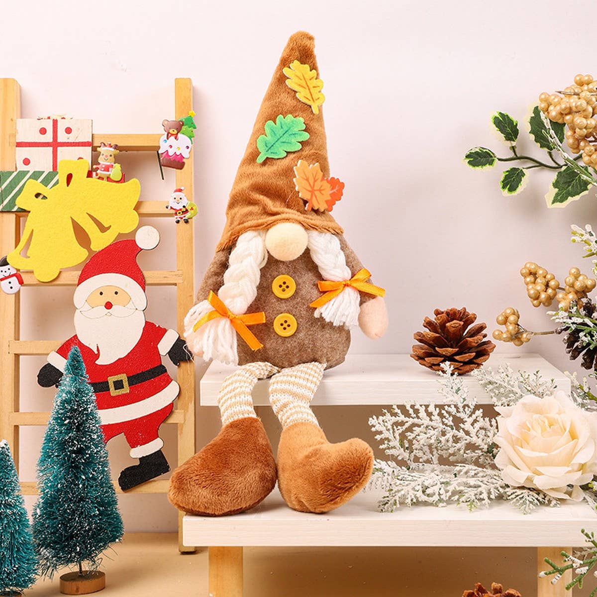 THANKSGIVING RUDOLPH DWARF DOLL FIGURINE PENDANT_CWMM2863