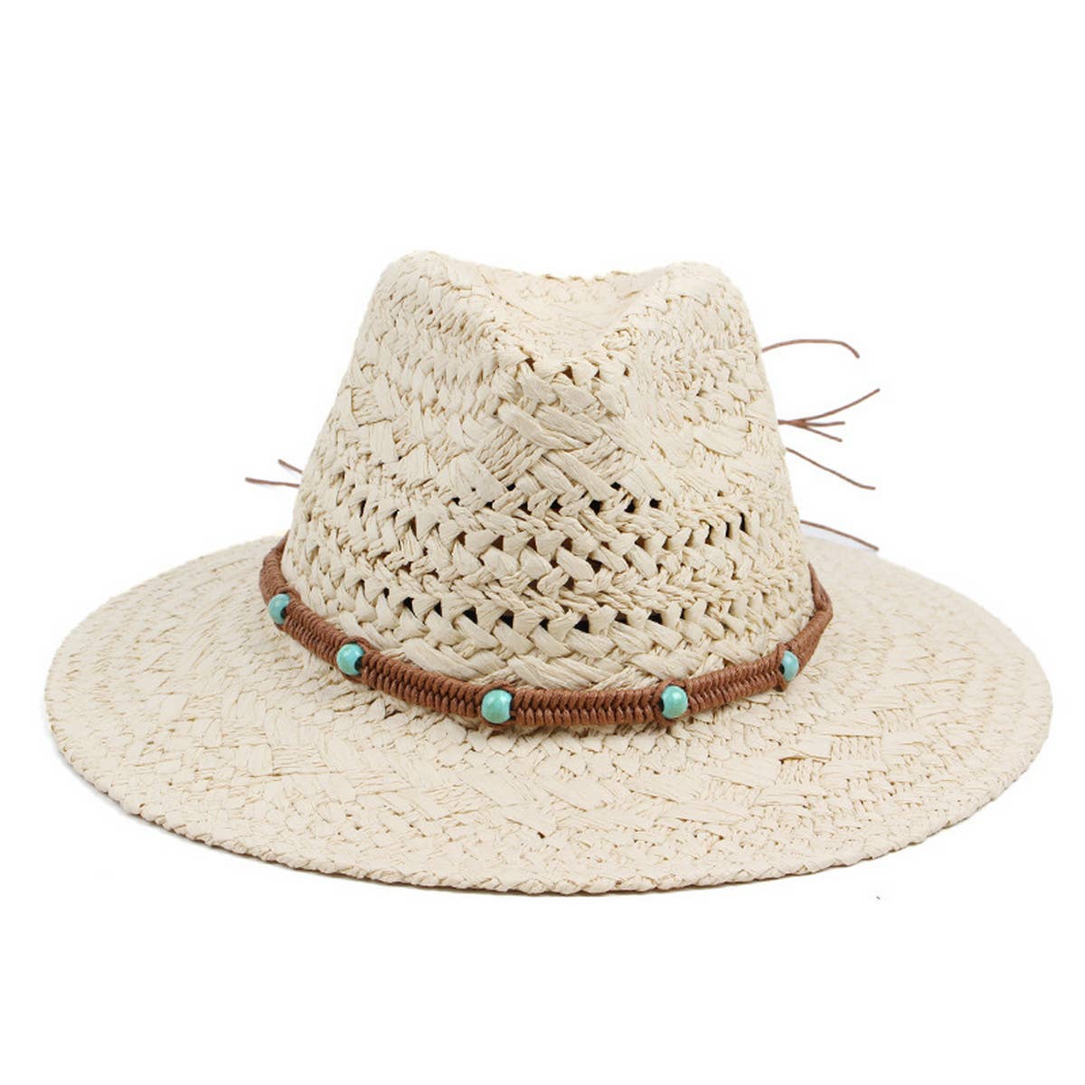 NEW SUNSHADE HAND KNITTED PANAMA HAT_CWAH1194