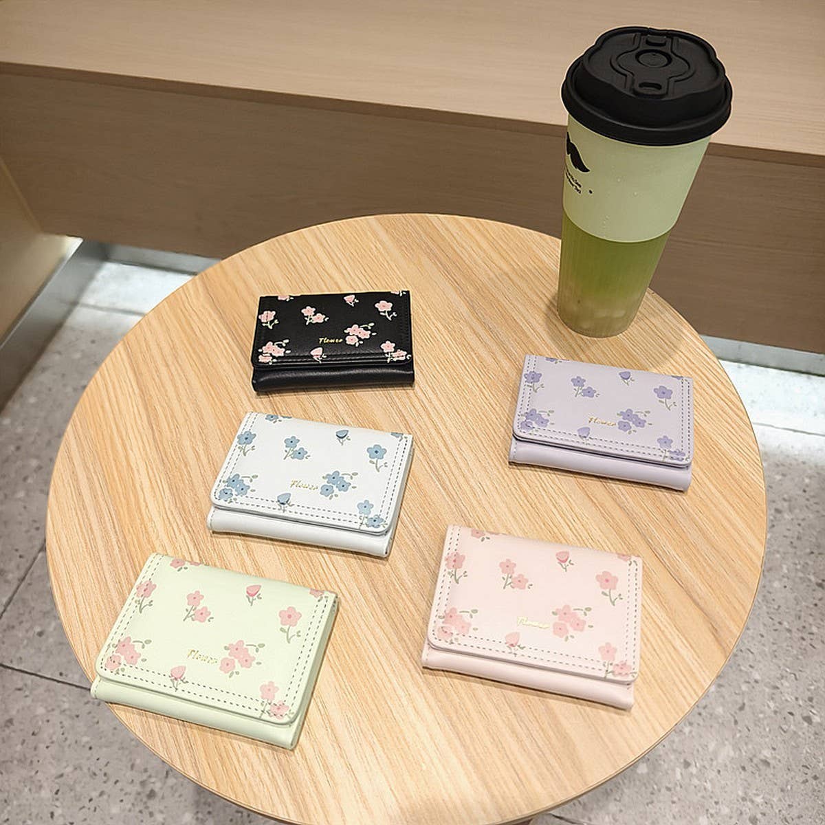 New Fresh Floral Mini 3-Fold Wallet_Cwab06260