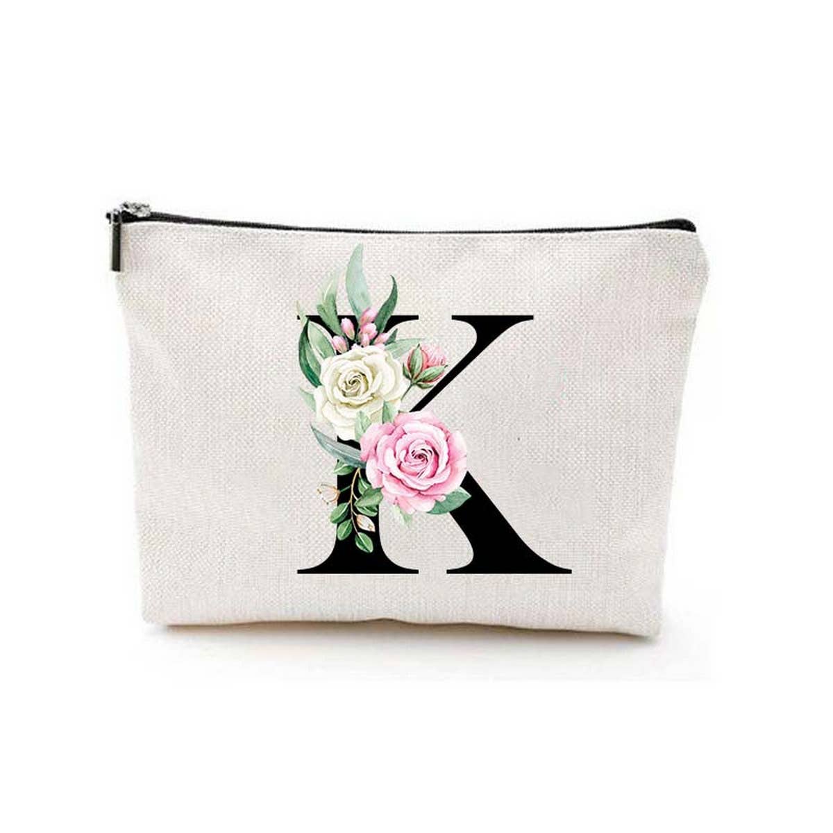 SIMPLE DOUBLE SIDED PRINTED ZIPPER COSMETIC BAG_CWAB2251