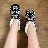 Winter Snowflake Soft-Soled Socks Slippers_Cwms1214