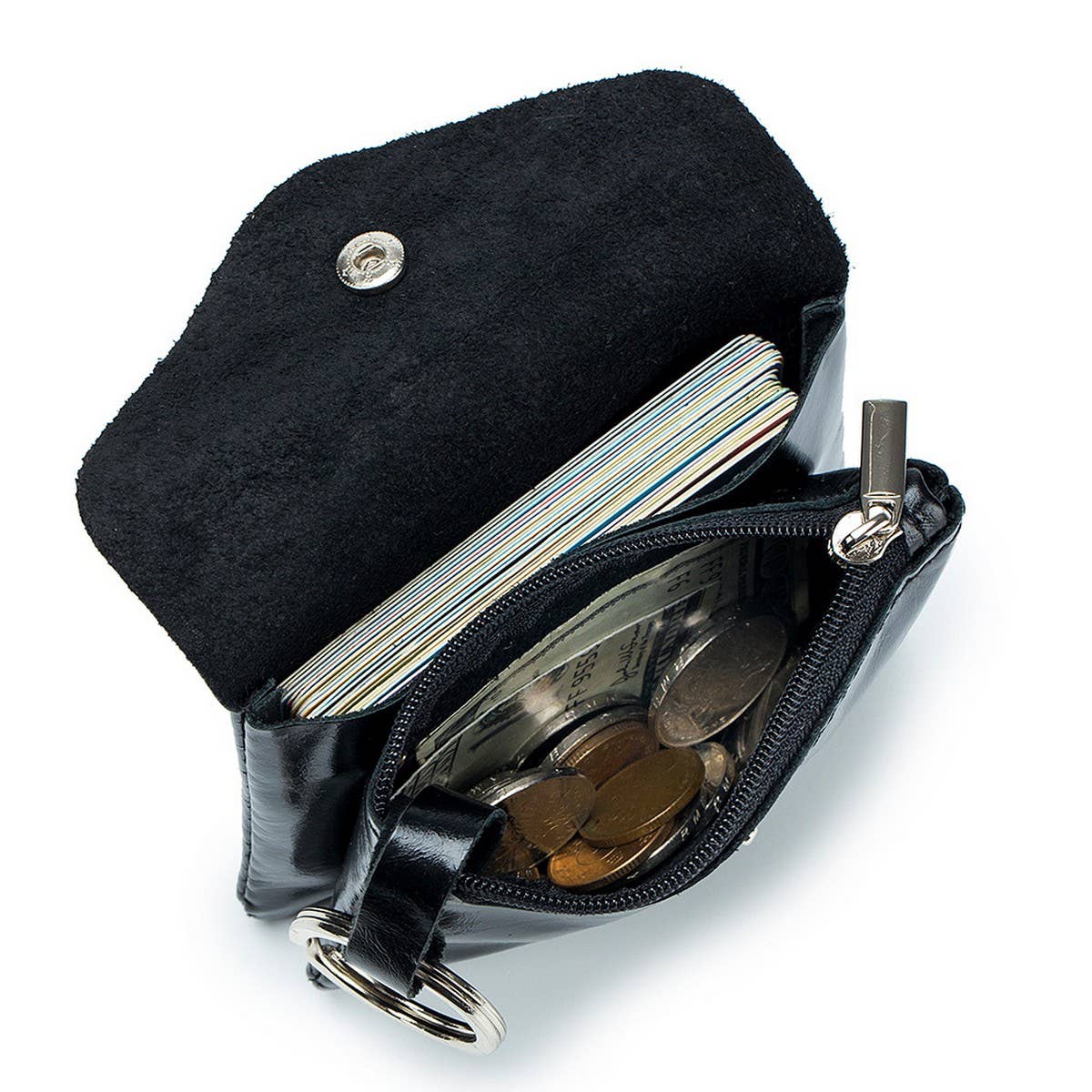 MINI LEATHER RETRO OIL WAX LEATHER WALLET CARD BAG_CWAB3880