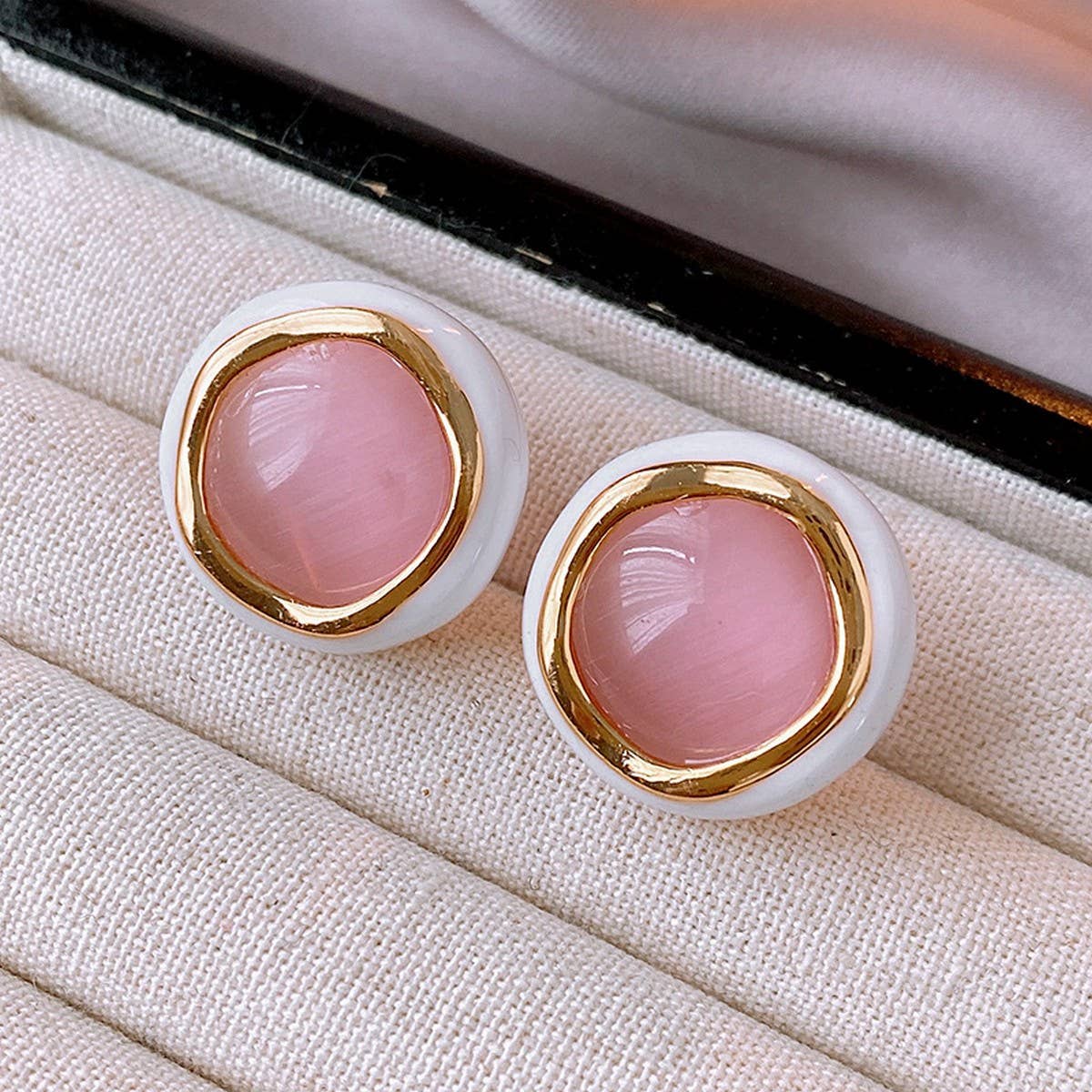 ROUND NICHE TEMPERAMENT EARRINGS_CWAJE2456