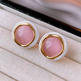 ROUND NICHE TEMPERAMENT EARRINGS_CWAJE2456
